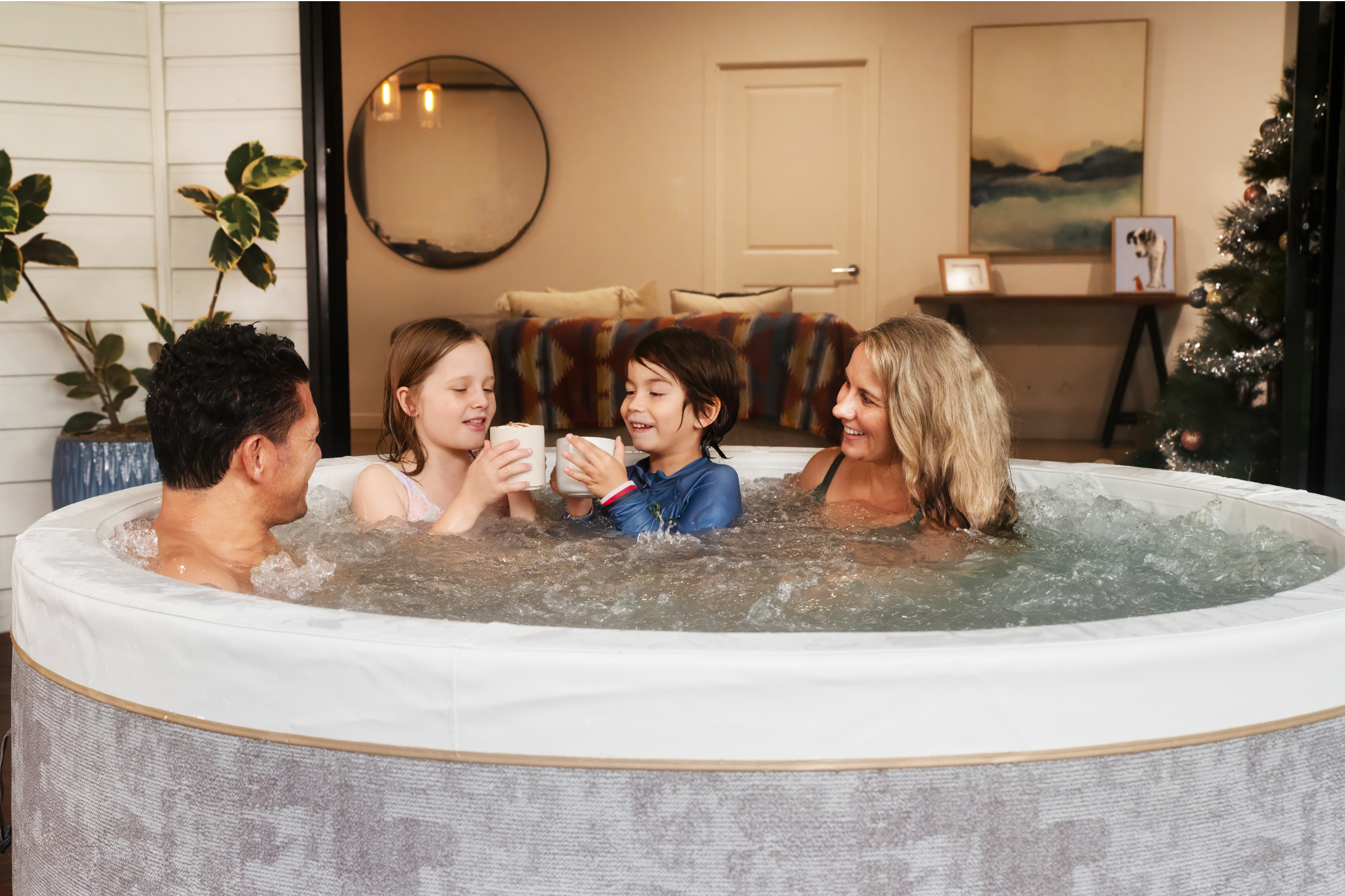 MSPA | COCOON | Verto Series | Textile-inspired Design | Rigid Hot Tub & Spa | Upto 6 Person - Energize Trek