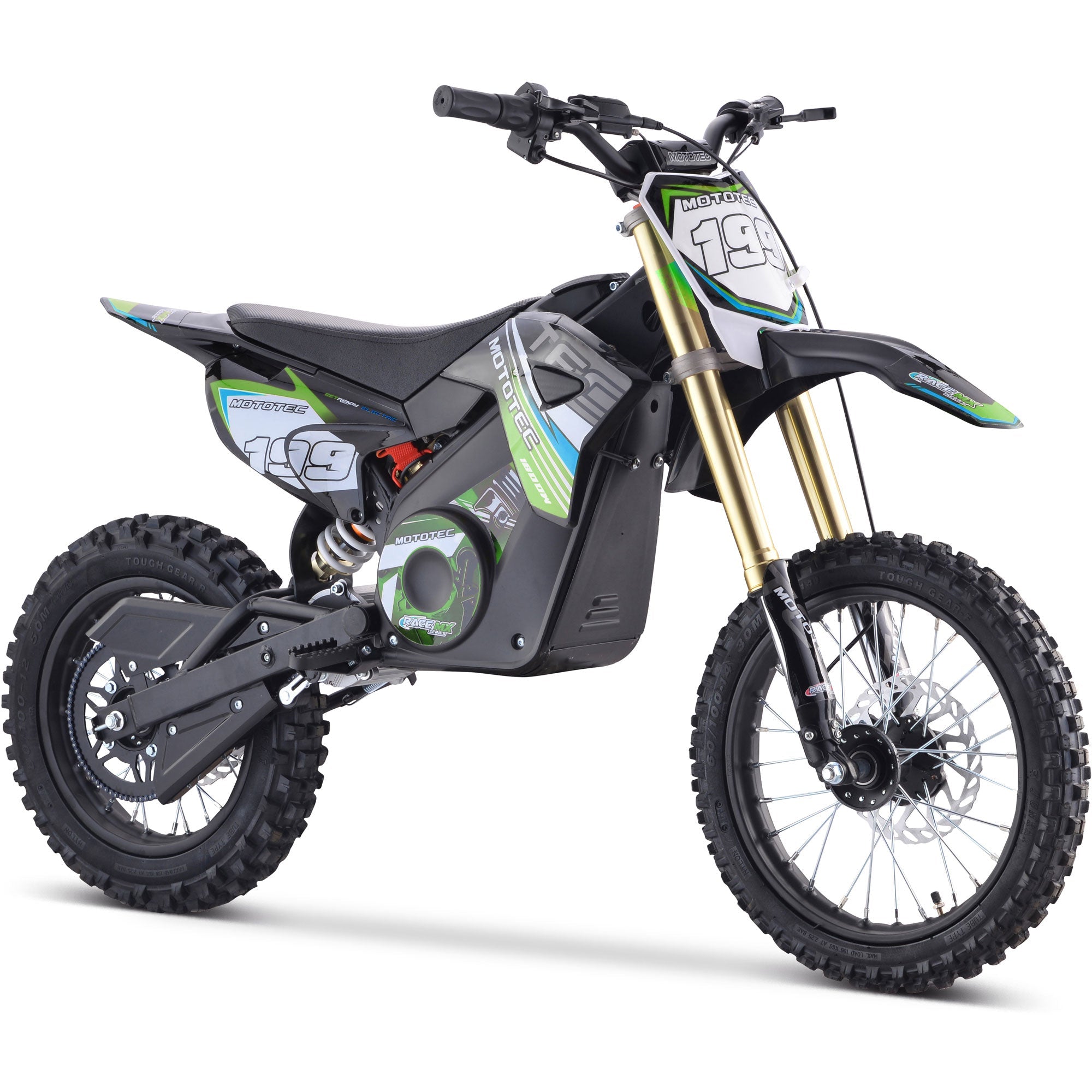 48V 1.8kW Lithium Electric Dirt Bike (2.5 HP equivalent) - Energize Trek