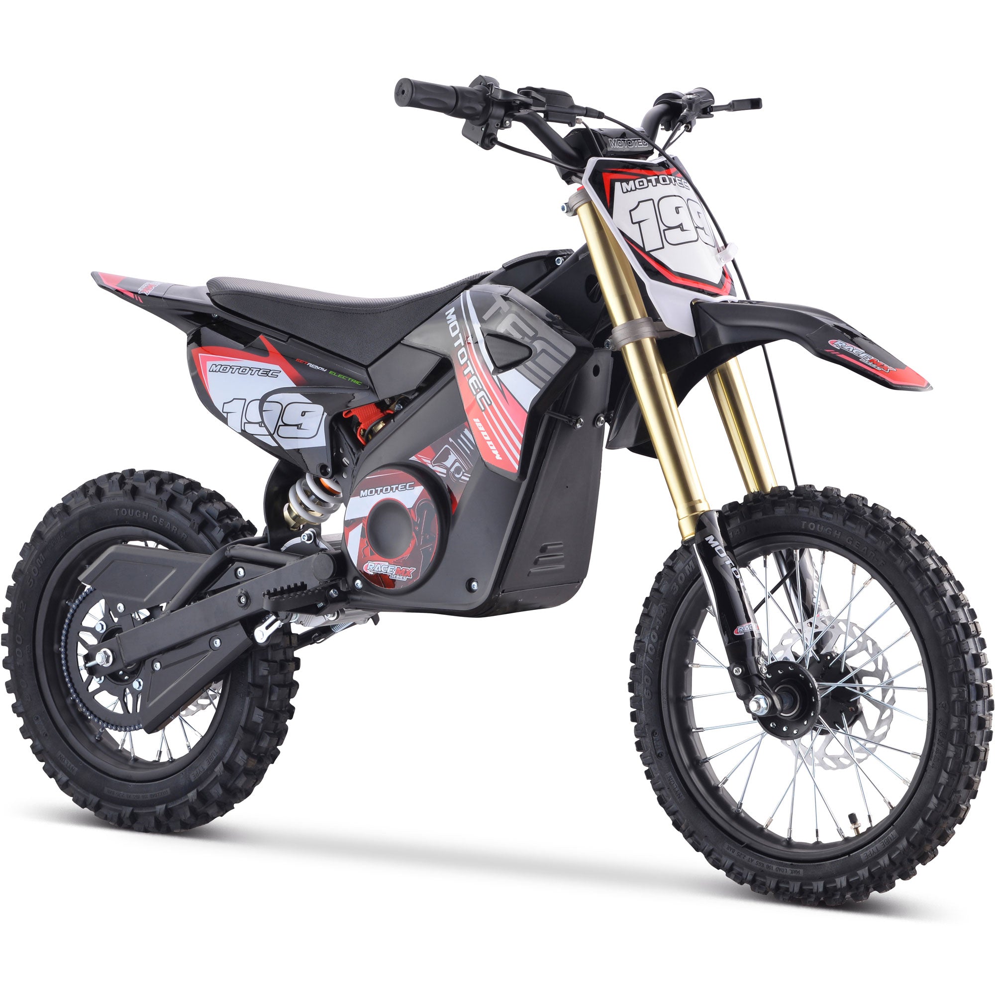 48V 1.8kW Lithium Electric Dirt Bike (2.5 HP equivalent) - Energize Trek