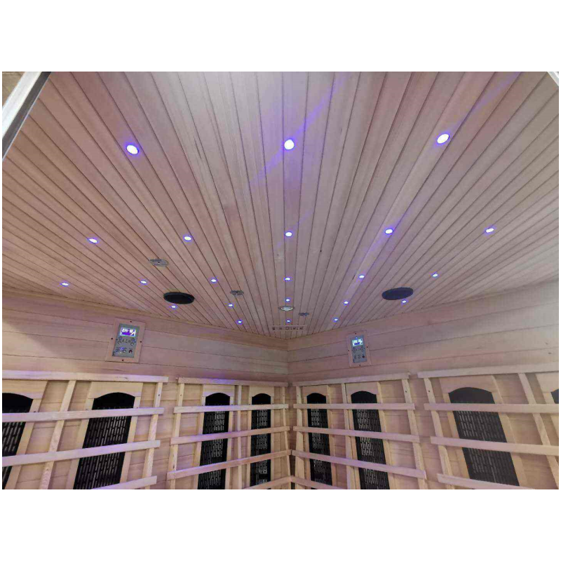SAUNA EVOLUTION® 5-6 People Traditional Steam And Far Infrared Sauna Room Luxury 4 - Energize Trek