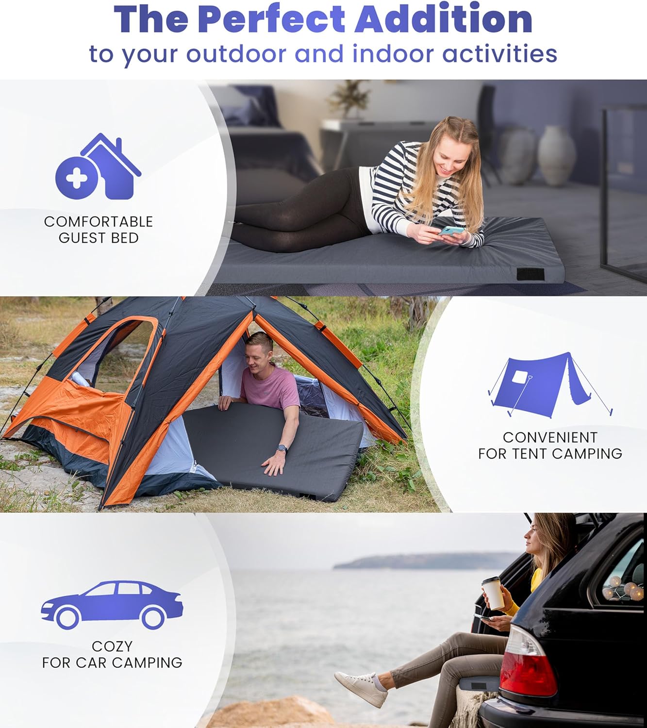 Matrix Air-Cell Memory Foam Camping Mattress - Energize Trek