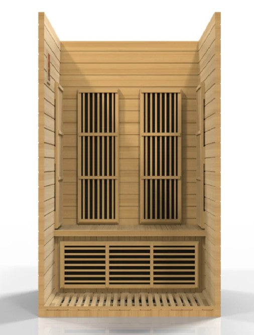 Maxxus "Seattle" 2 Person Near Zero EMF FAR IR Sauna - Energize Trek