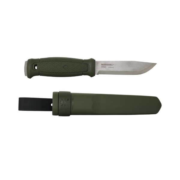 Mora Garberg Stainless Military Green with Simple Poly Sheath #14472 - Energize Trek