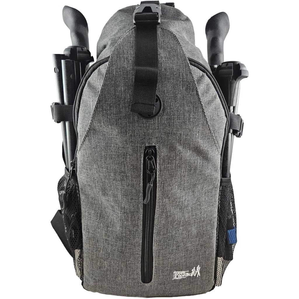 Motivator Swift Connect Travel Poles for Balance and Rehab - Patented Stability Grips - Lightweight, Adjustable and Collapsible includes Detachable Feet and Travel Bag - Energize Trek