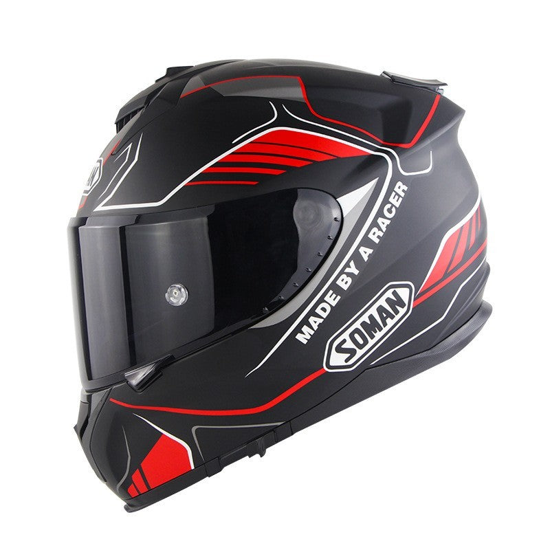 Motorcycle Full Face Helmet Motorcycle Riding Double Lens Full Cover Helmet - Energize Trek