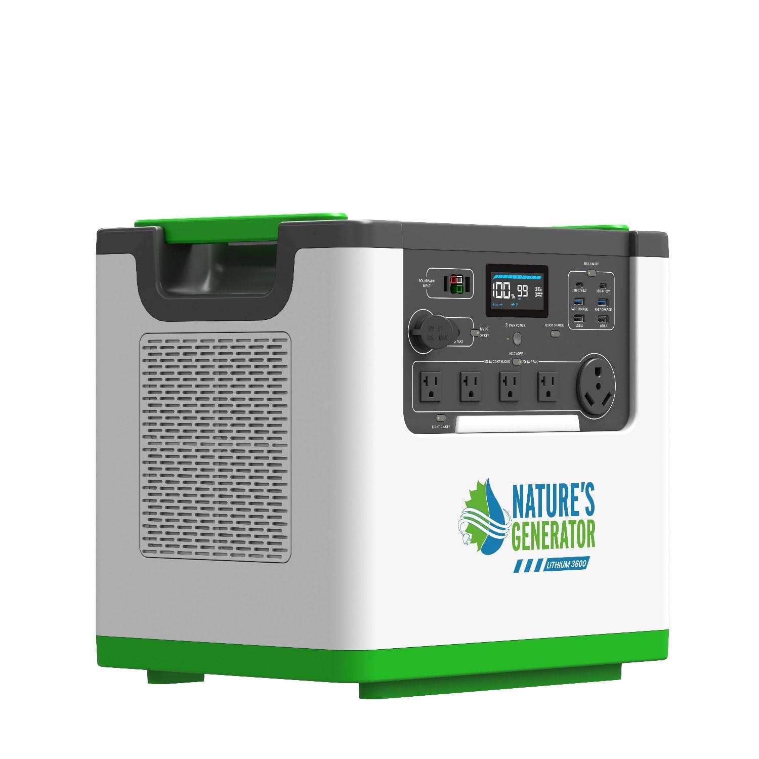 Nature's Generator Lithium 3600 Solar Generator - Energize Trek