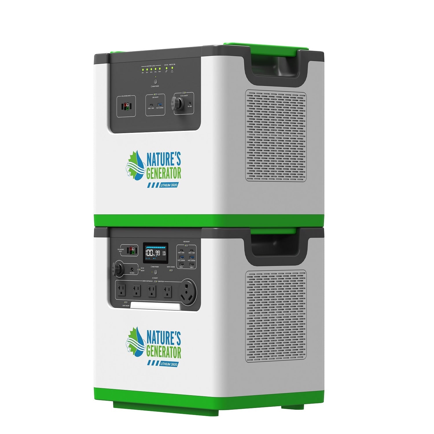 Nature's Generator Lithium 3600 Solar Generator - Energize Trek