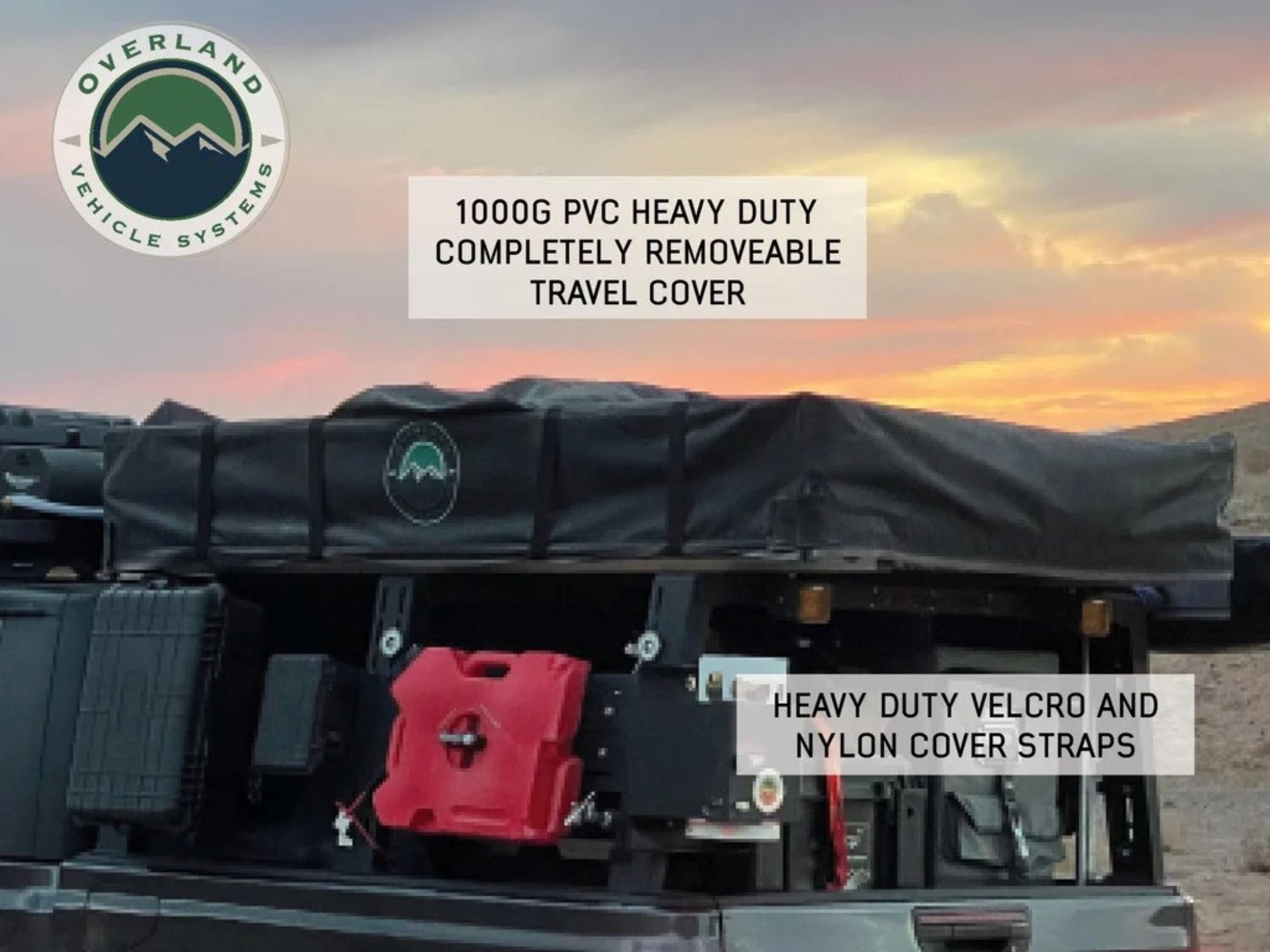 Overland Vehicle Systems Nomadic 4 Roof Top Tent - 4 Person - Energize Trek