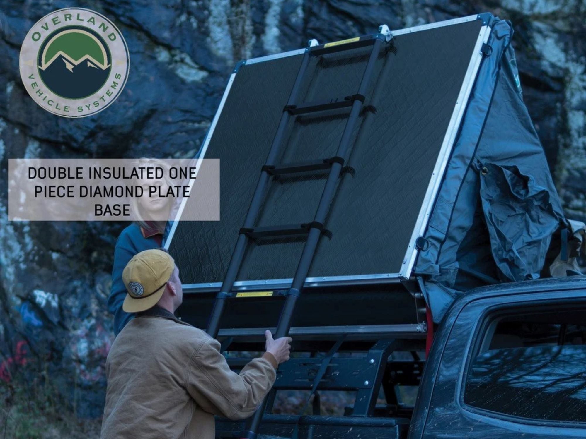 Overland Vehicle Systems Nomadic 4 Roof Top Tent - 4 Person - Energize Trek