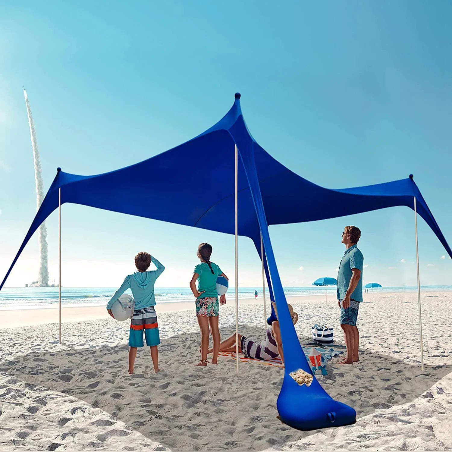 Outdoor Canopy Tent For Lawn And Beach Portable Camping Shelter - Energize Trek