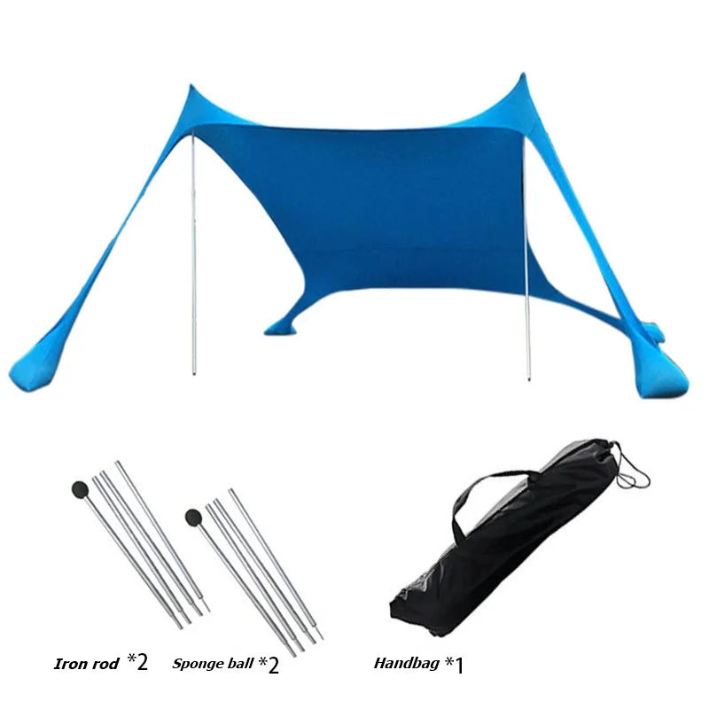 Outdoor Canopy Tent For Lawn And Beach Portable Camping Shelter - Energize Trek
