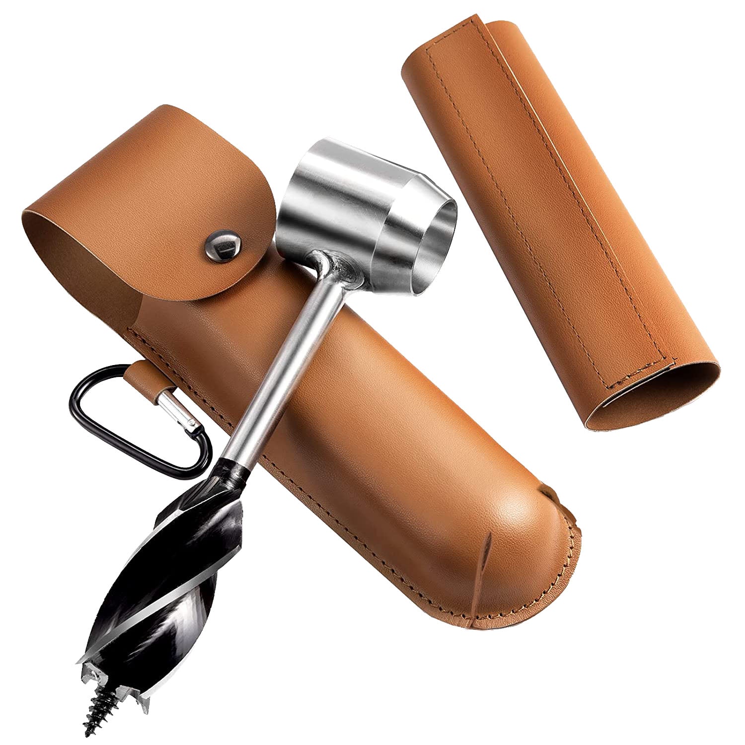 Outdoor Survival Tools for Bushcraft Hand Auger Wrench Woodworking Drill Survival Settler Tool Scotch Eye Auger - Energize Trek
