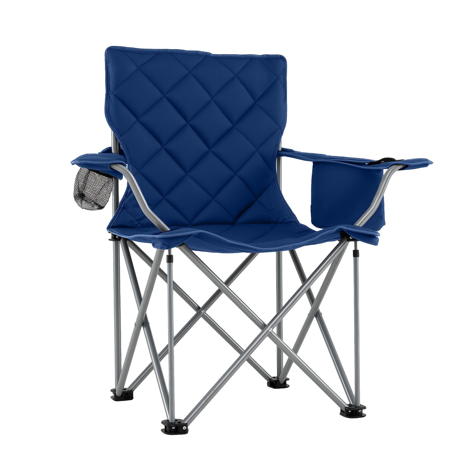 Oversized Camping Chairs Outdoor Folding Chair with Cooler Pouch and Cup Holder - Energize Trek