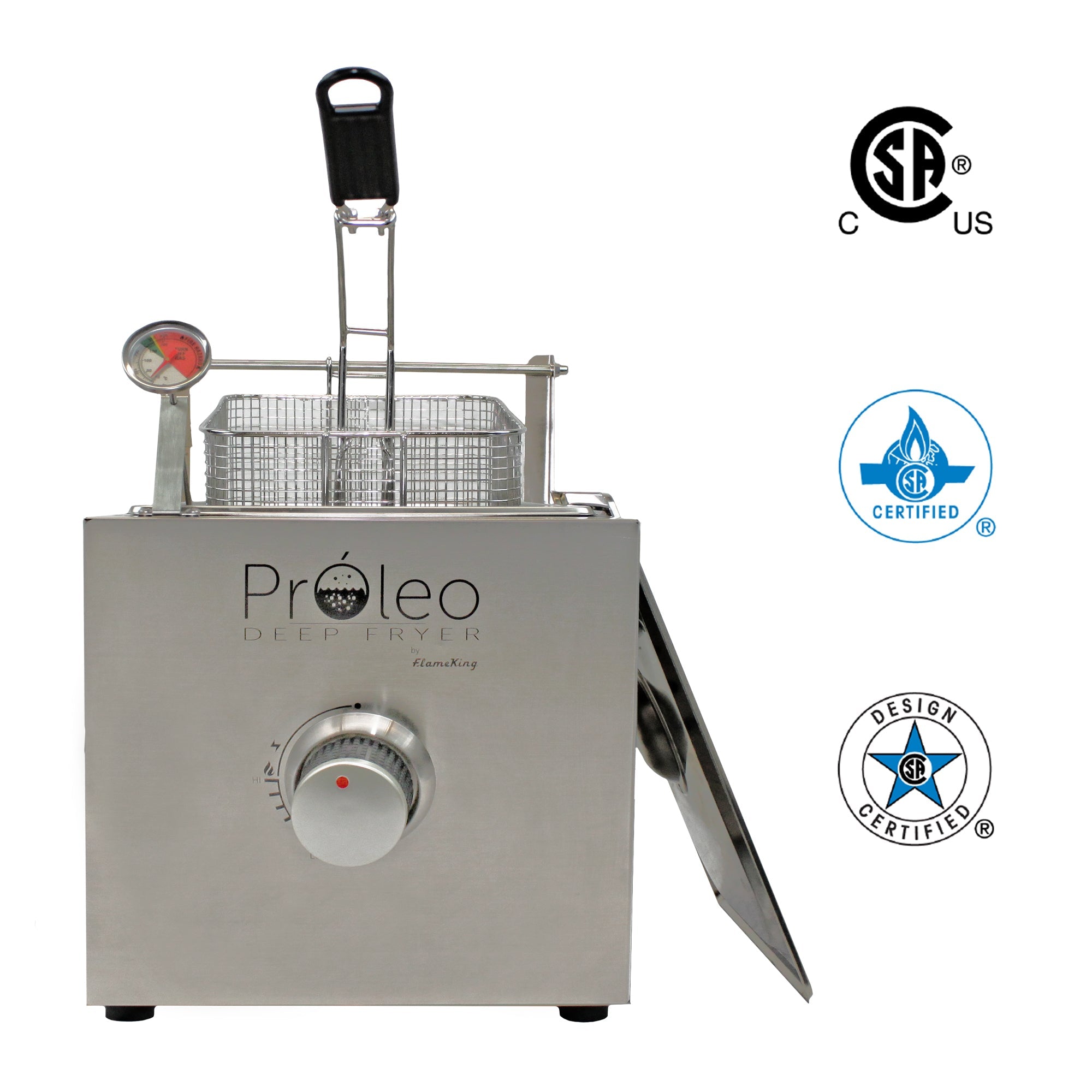 Flame King Proleo Portable Propane Deep Fryer - Energize Trek
