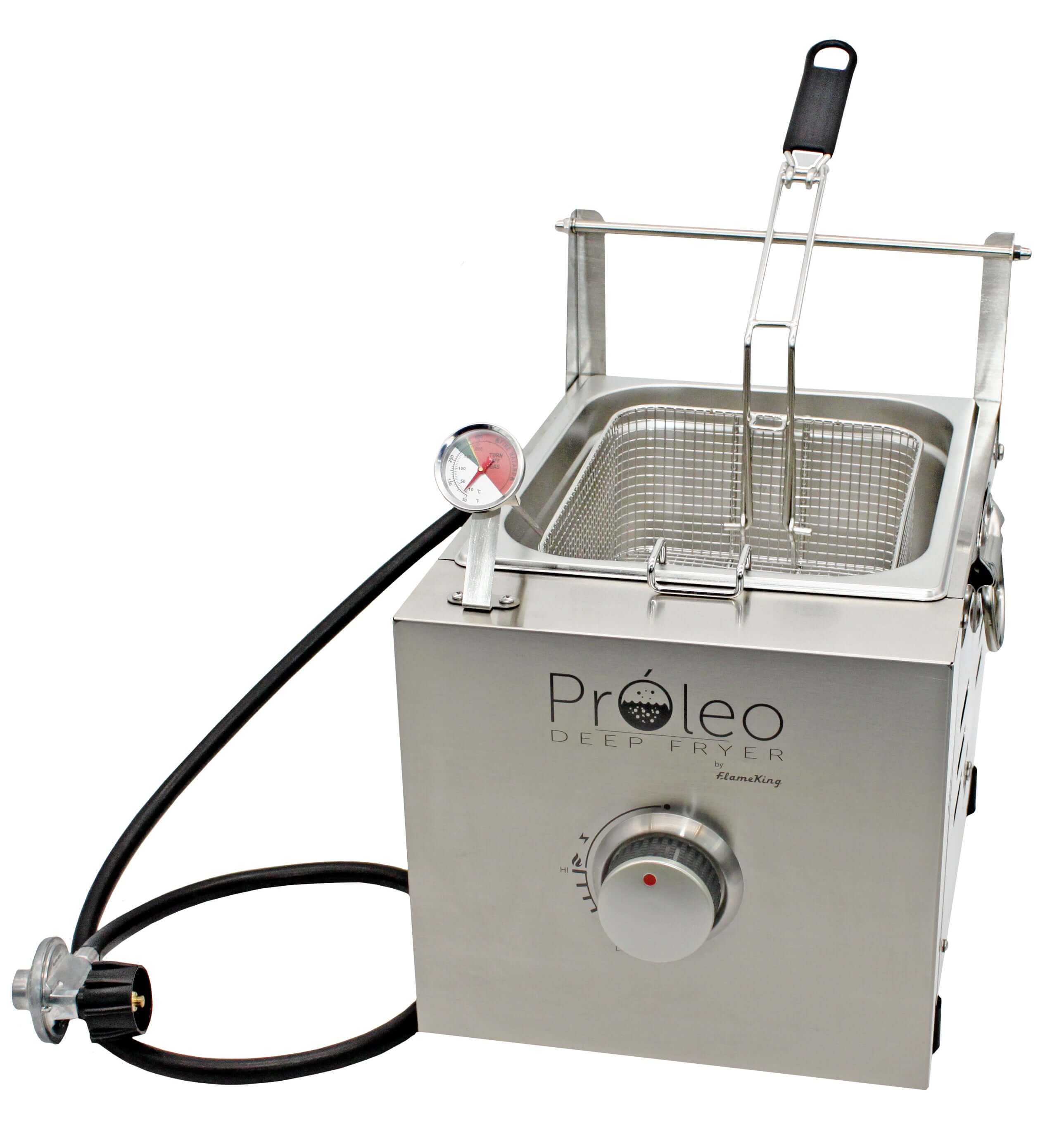 Flame King Proleo Portable Propane Deep Fryer - Energize Trek
