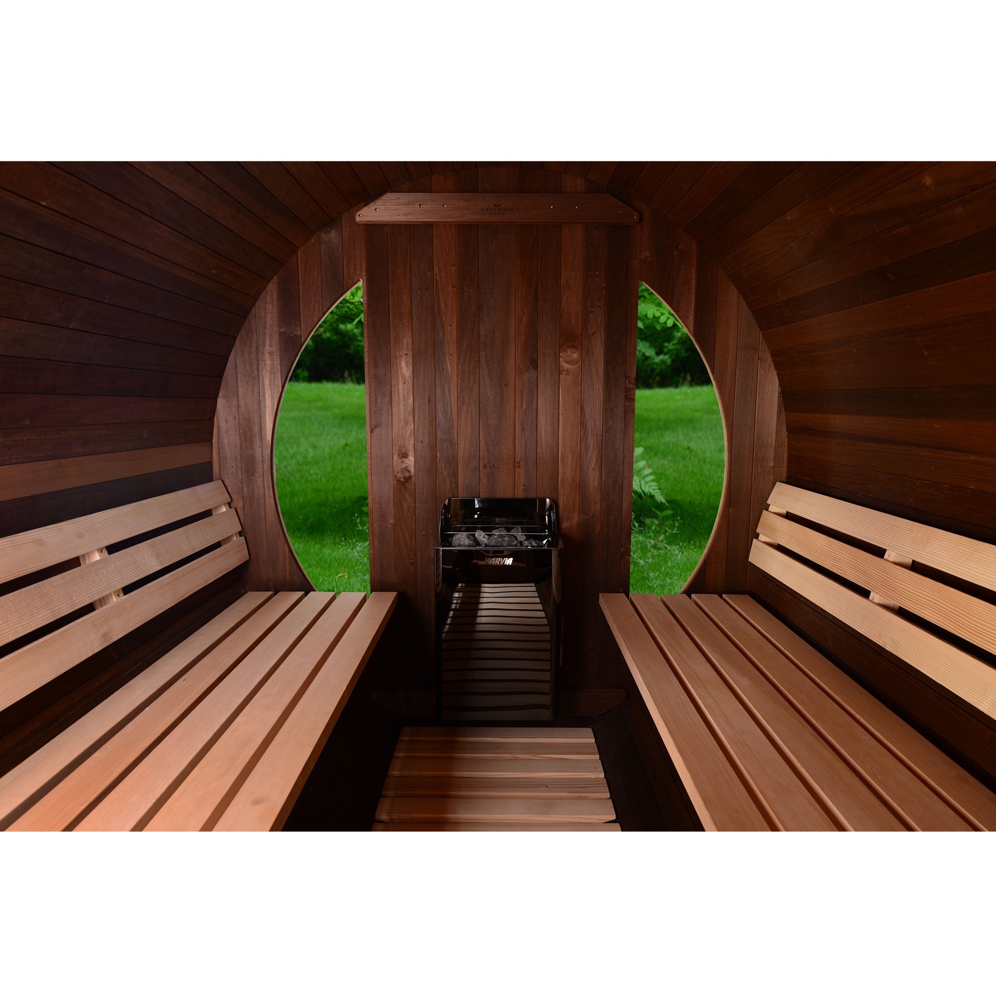 SAUNA EVOLUTION® Barrel Sauna Serenity Nature Air 9 - Energize Trek