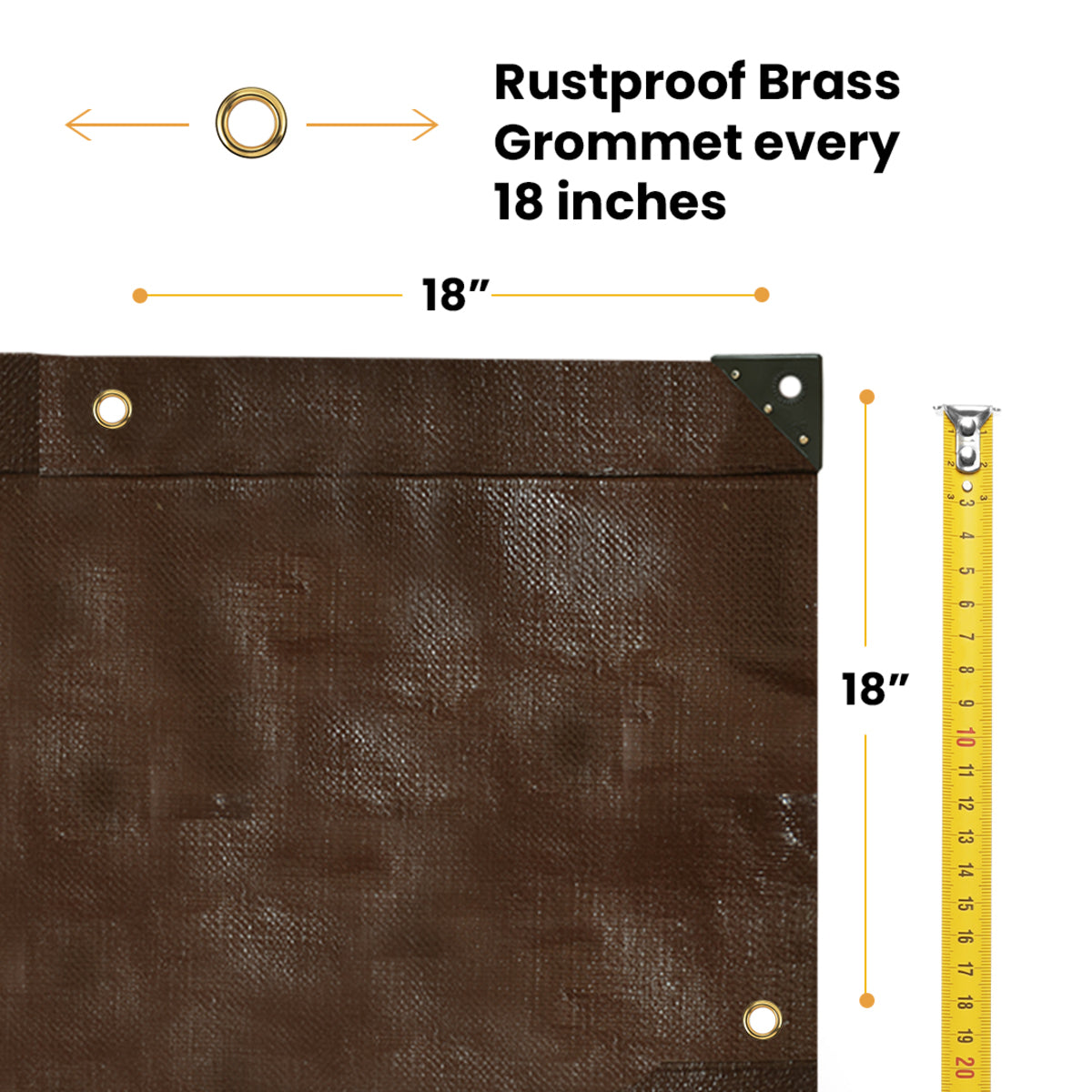 30’ x 30’ Super Heavy Duty Poly Tarp - Energize Trek