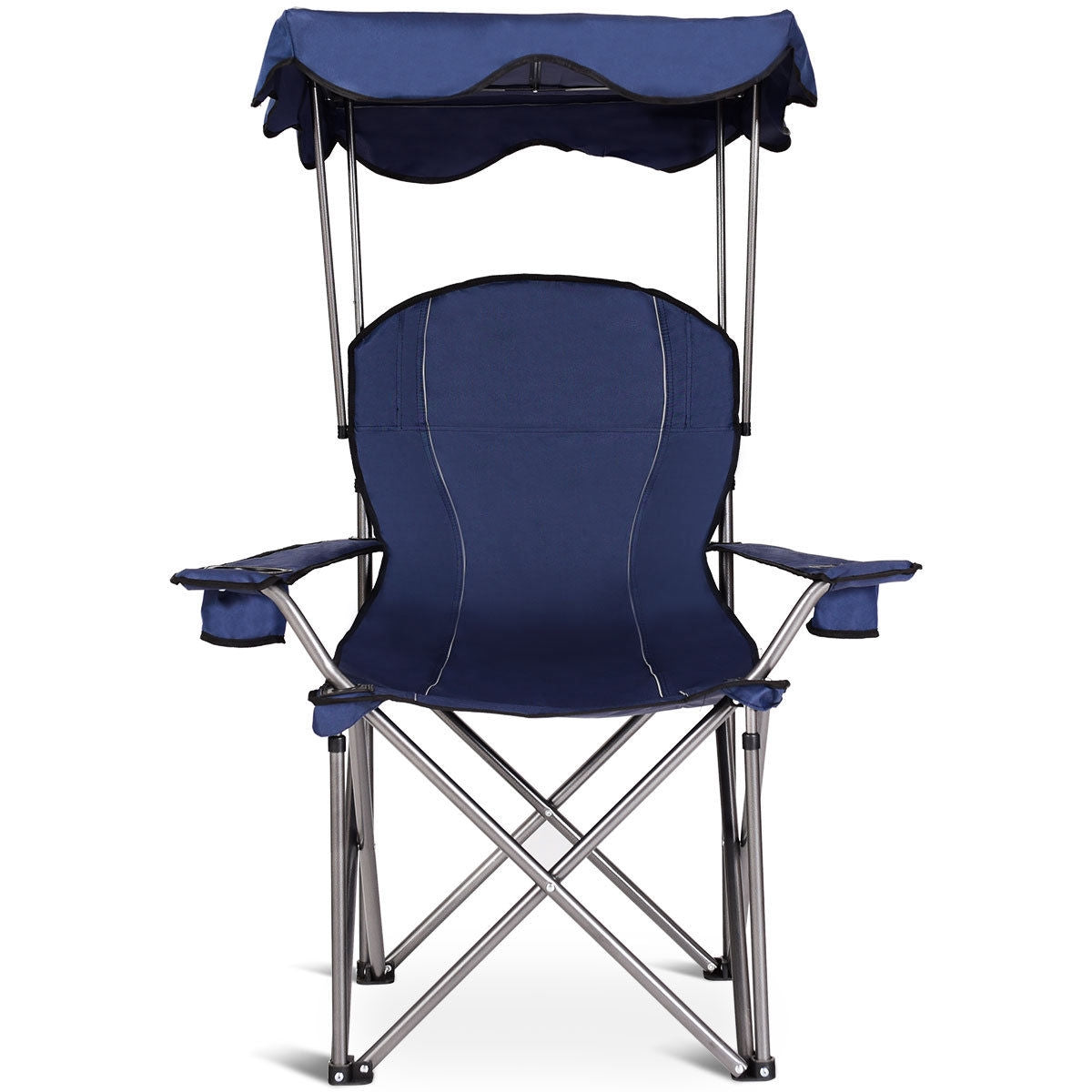 Portable Folding Beach Canopy Chair with Cup Holders - Energize Trek