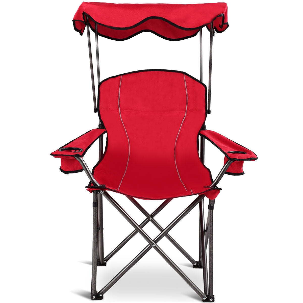Portable Folding Beach Canopy Chair with Cup Holders - Energize Trek