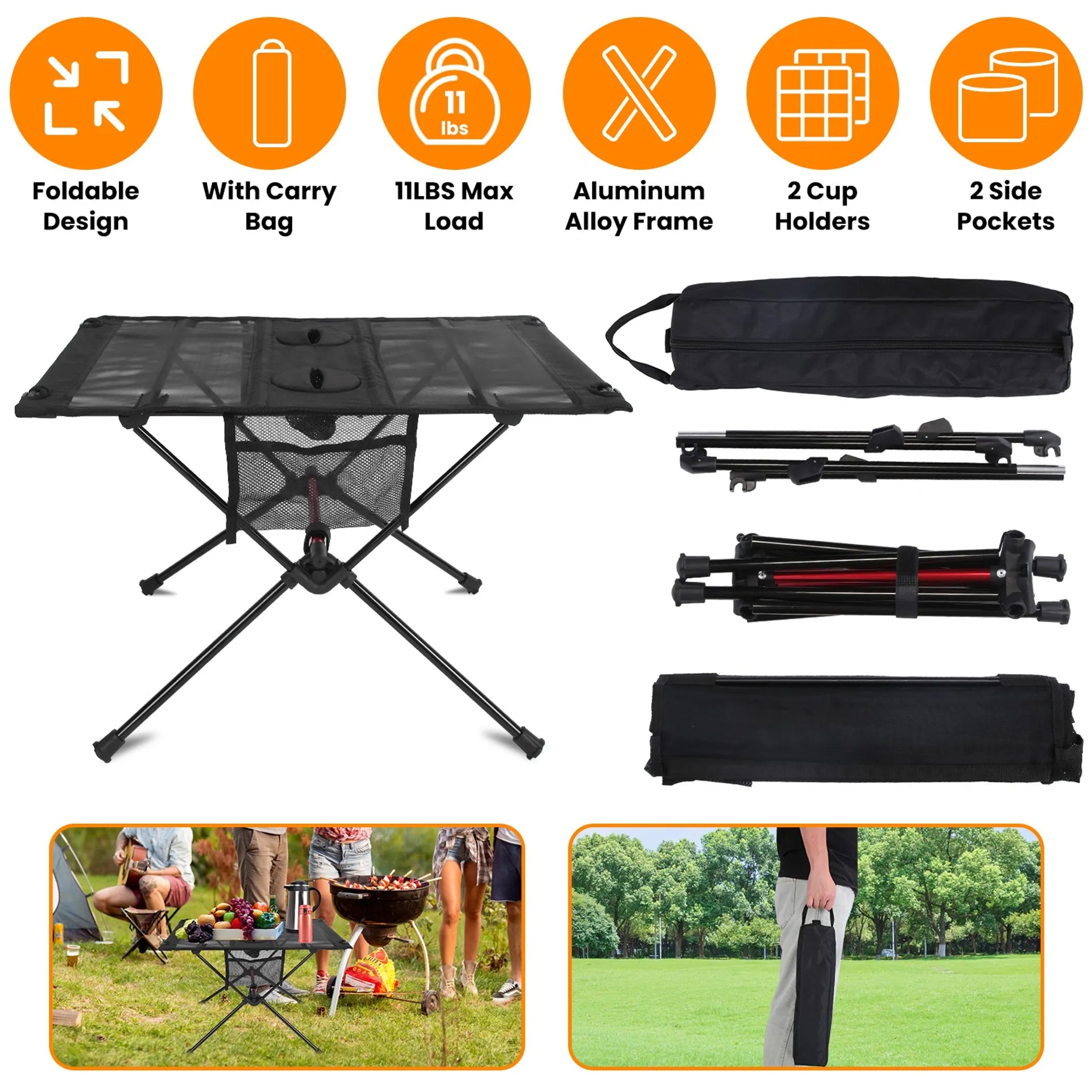 Portable Folding Camping Table - Energize Trek
