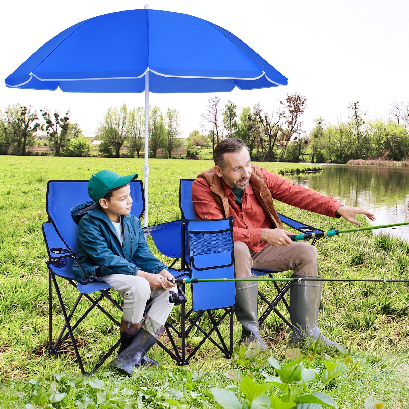 Portable Folding Picnic Double Chair - Energize Trek