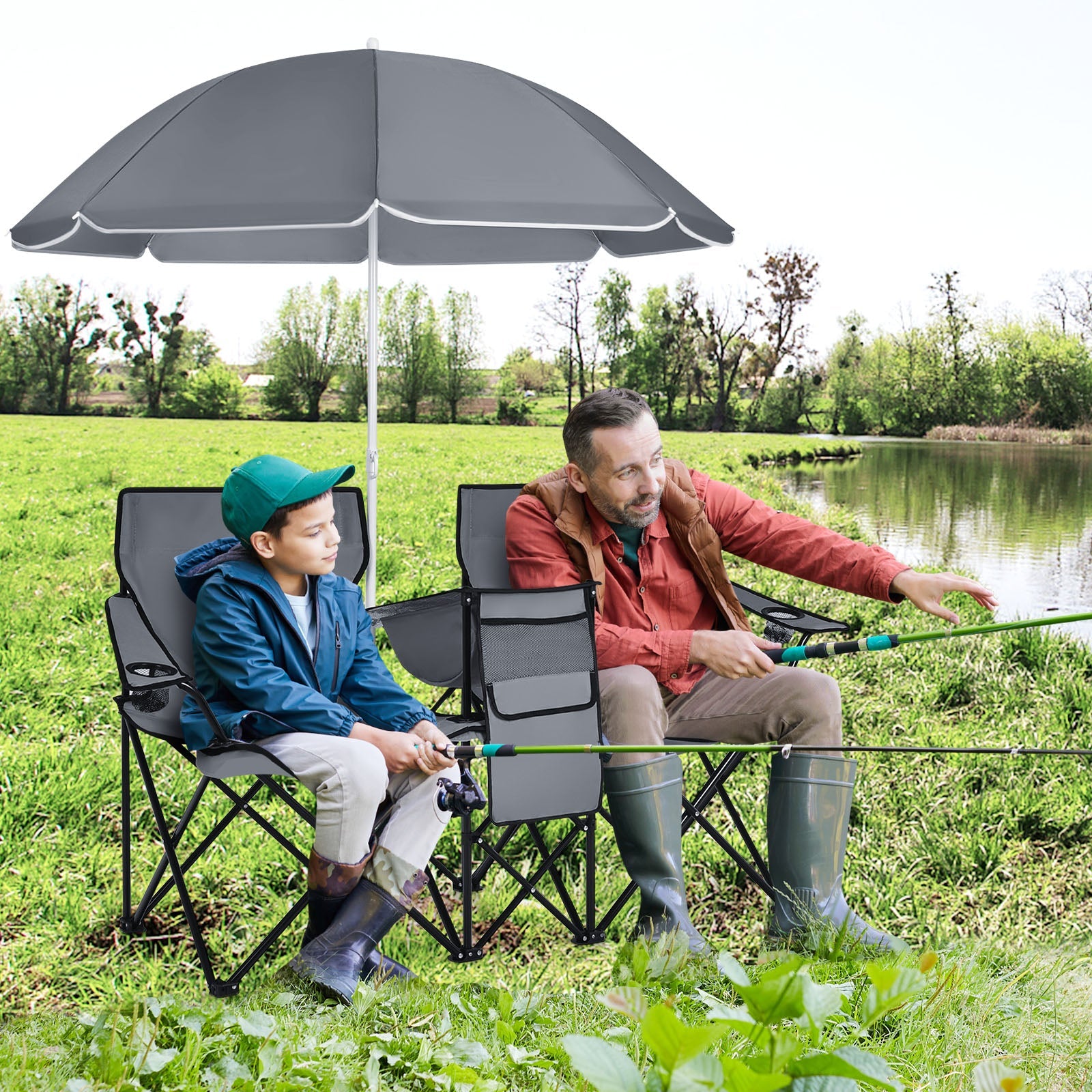 Portable Folding Picnic Double Chair - Energize Trek
