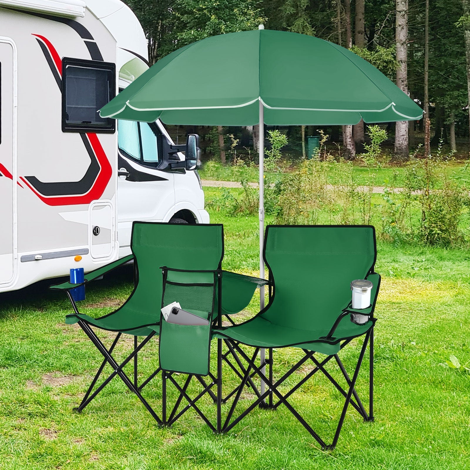 Portable Folding Picnic Double Chair - Energize Trek
