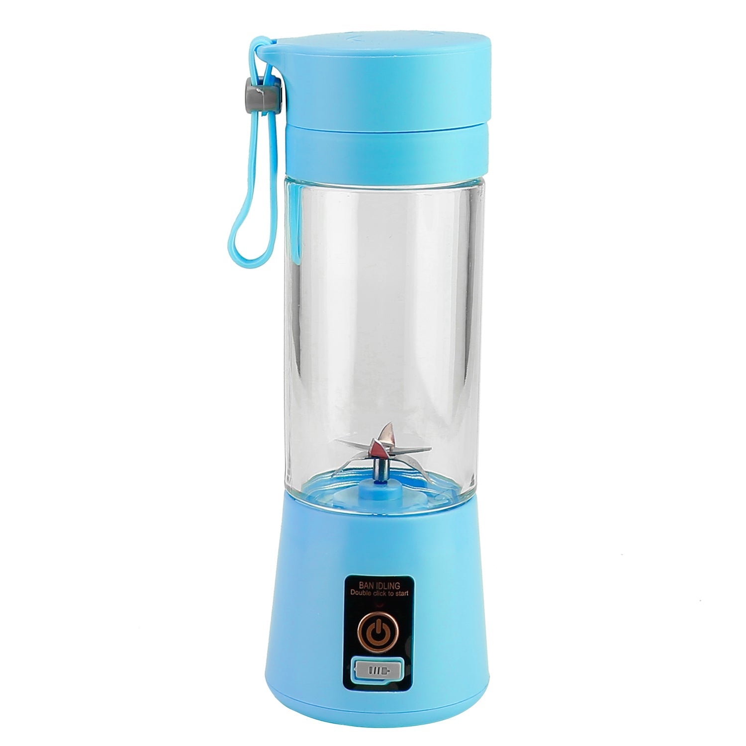 Portable Juicer Blender USB Rechargeable Juicer Cup Fruit Baby Food Mixing Machine w/ 6 Blades Powerful Motor - Energize Trek