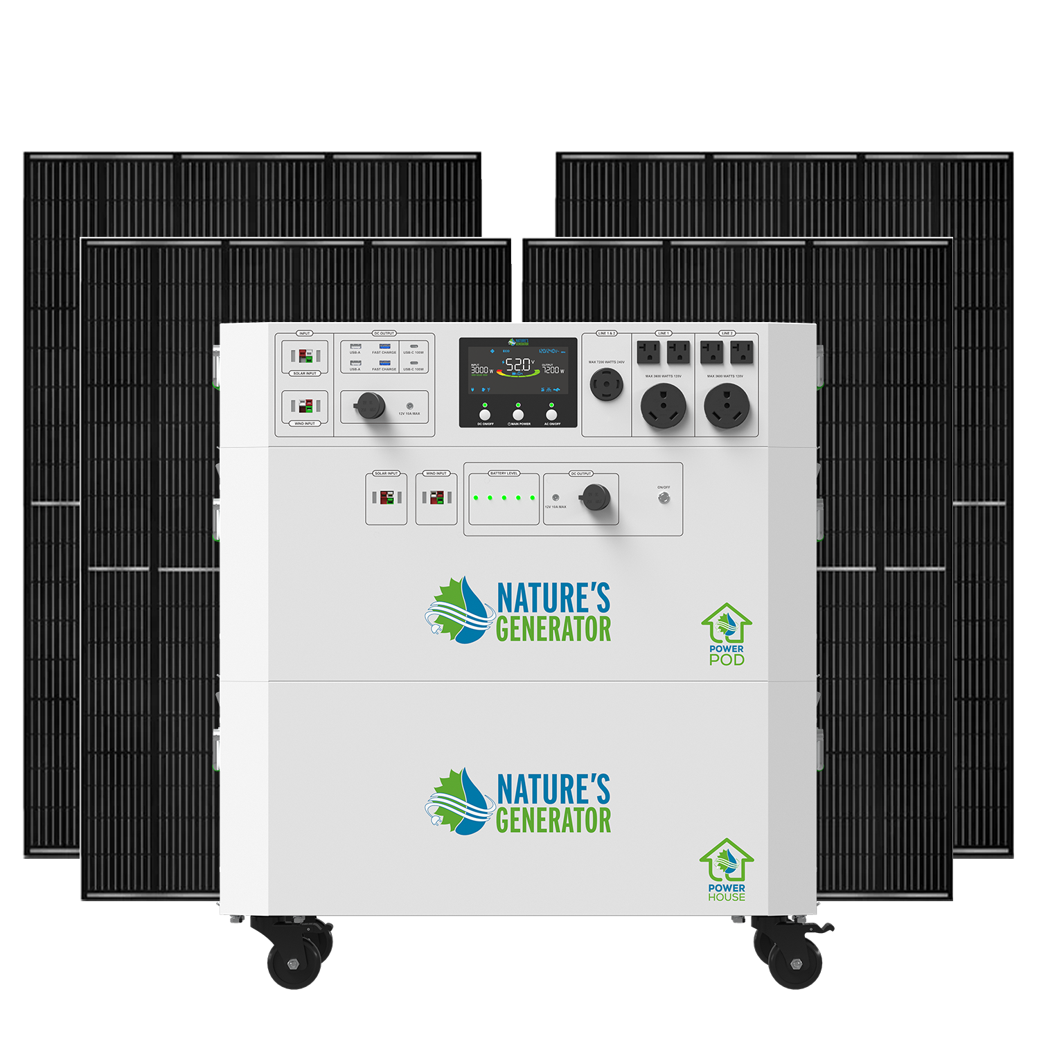 Powerhouse V2 Whole Home Solar Generator - Energize Trek