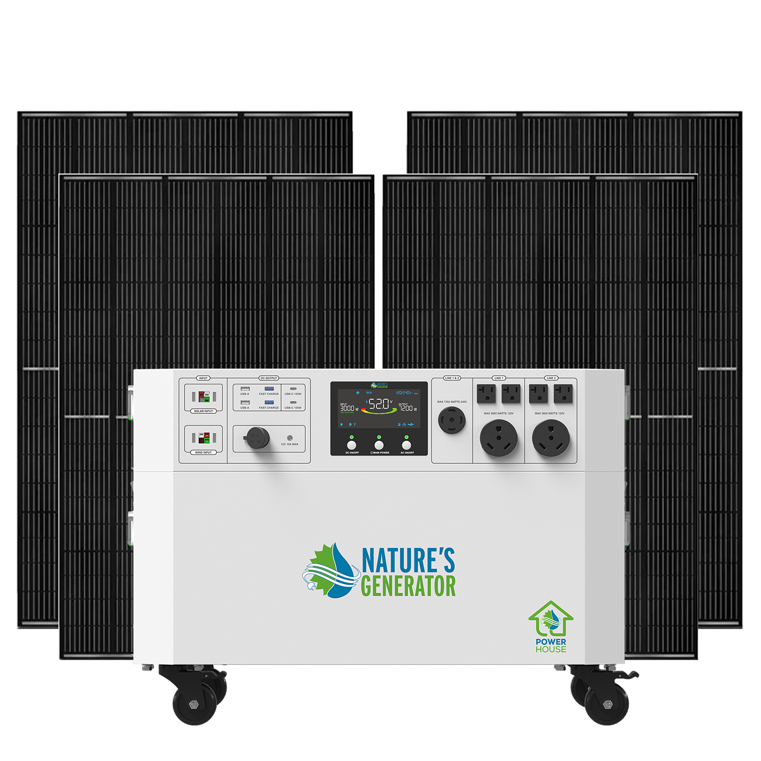 Powerhouse V2 Whole Home Solar Generator - Energize Trek