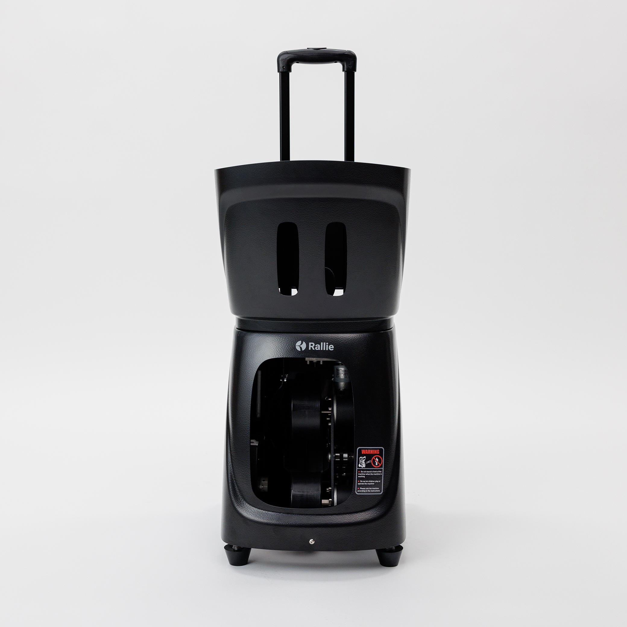 Rallie Pickleball Machine - Midnight Black - Energize Trek