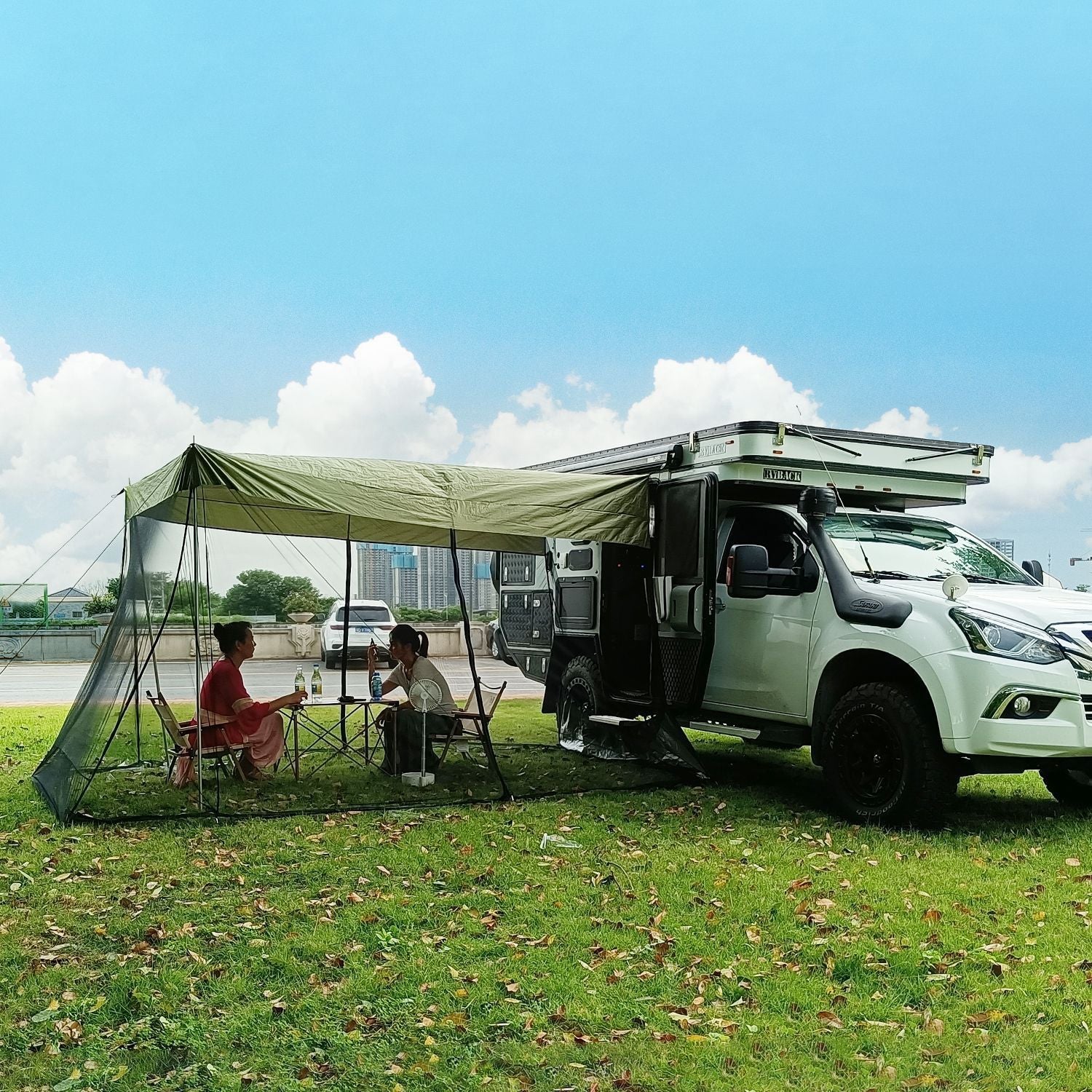 Rear Tent Canopy Awning Anti-mosquito Sunscreen - Energize Trek