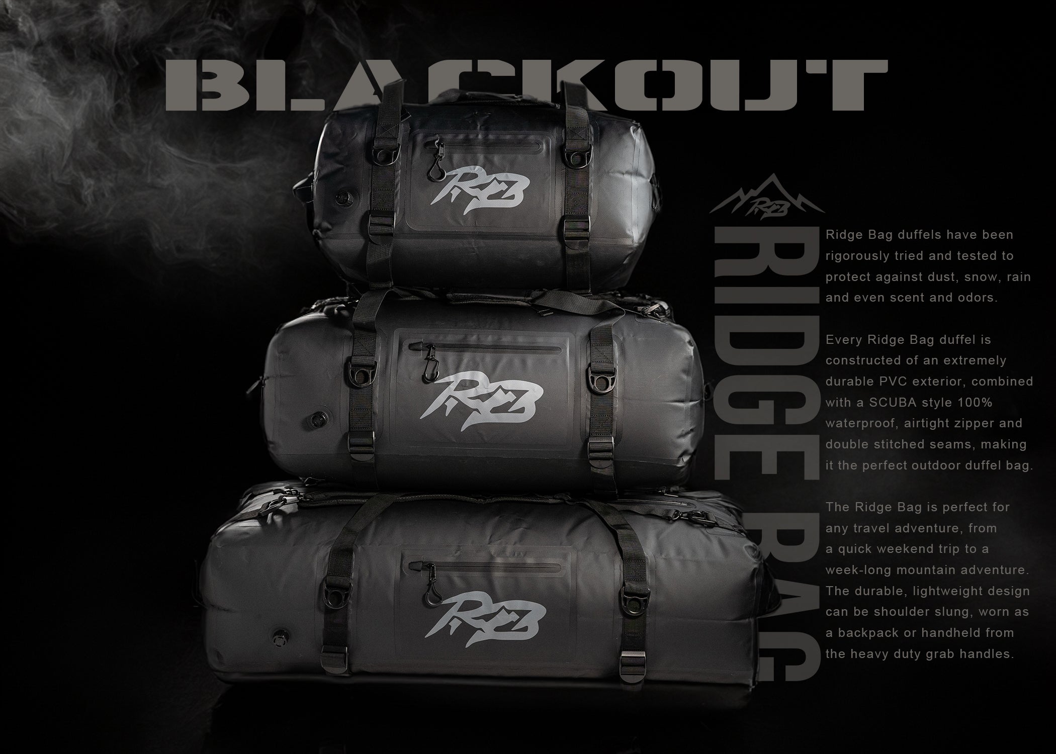 Ridge Bag | Medium Outdoor Duffel - Energize Trek