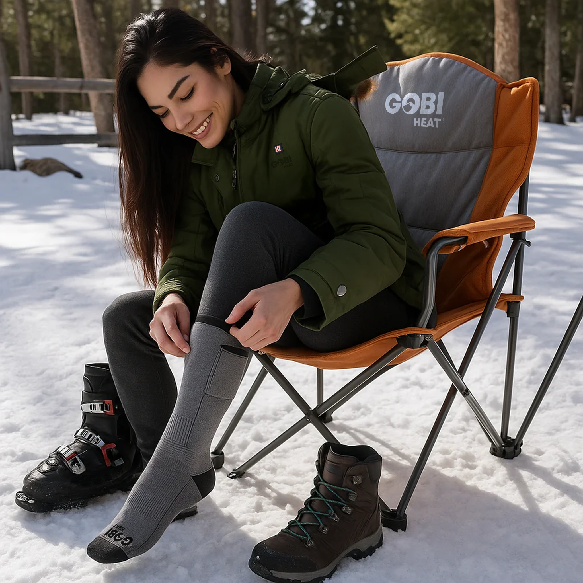 Roam Heated Socks – Unisex Rechargeable Heated Socks with Remote Control - Energize Trek