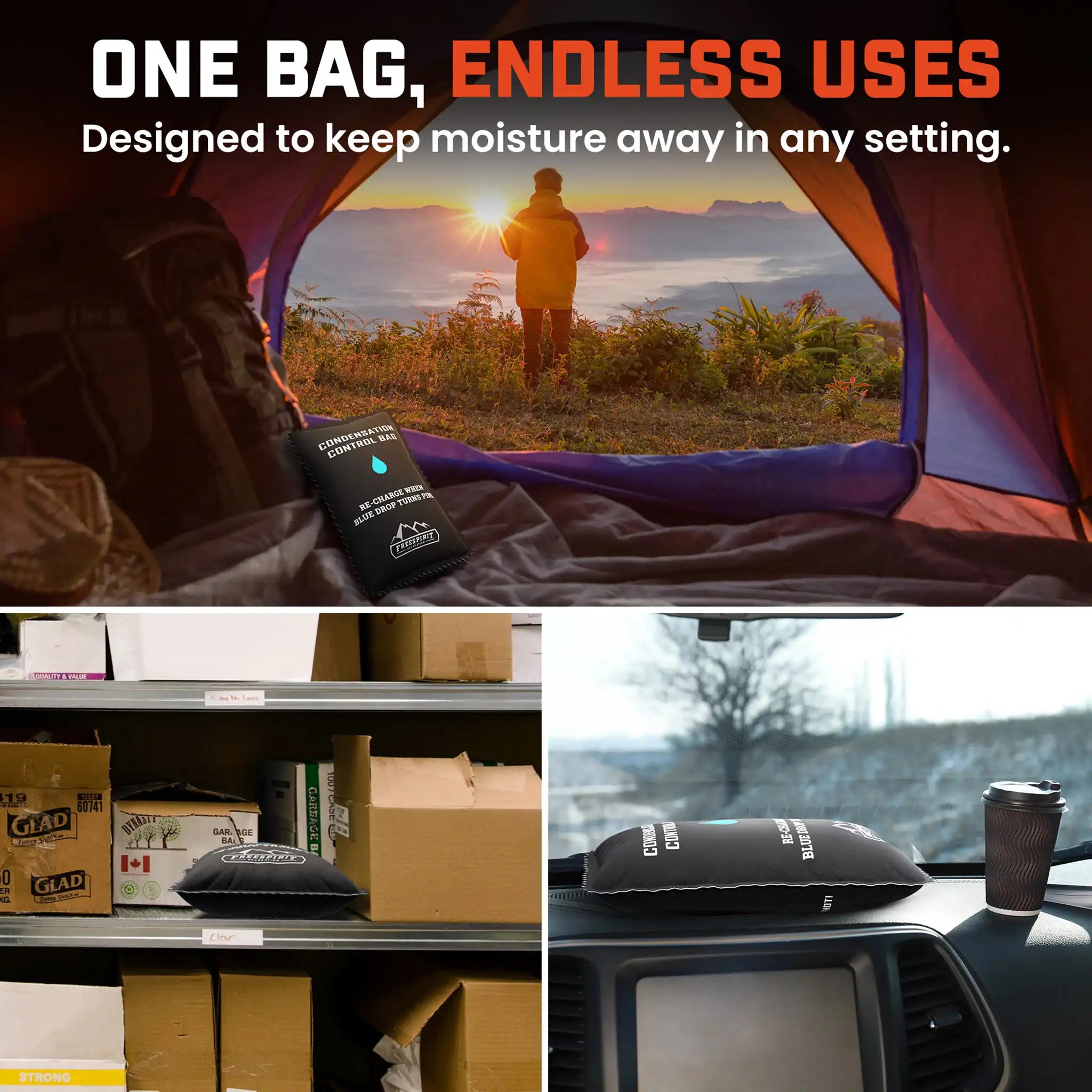 Rooftop Tent Dehumidifier Bag - Energize Trek