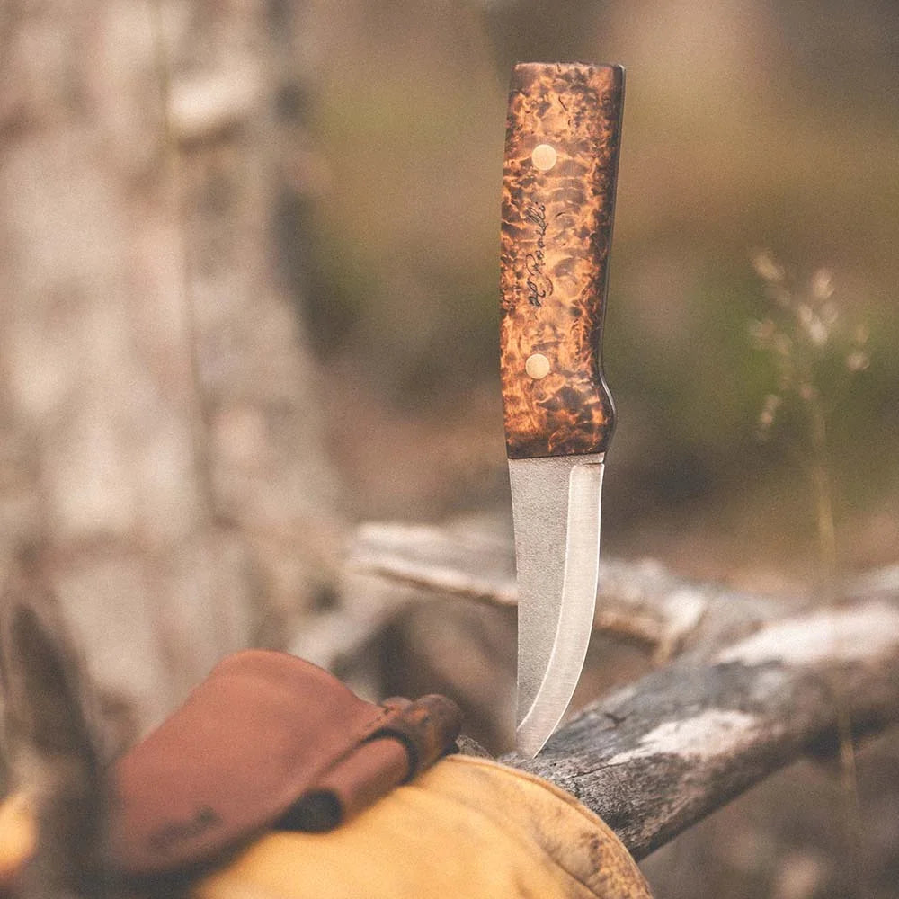 Roselli Hunter Full Tang R100FD Dark Stained Handle with FireSteel - Energize Trek