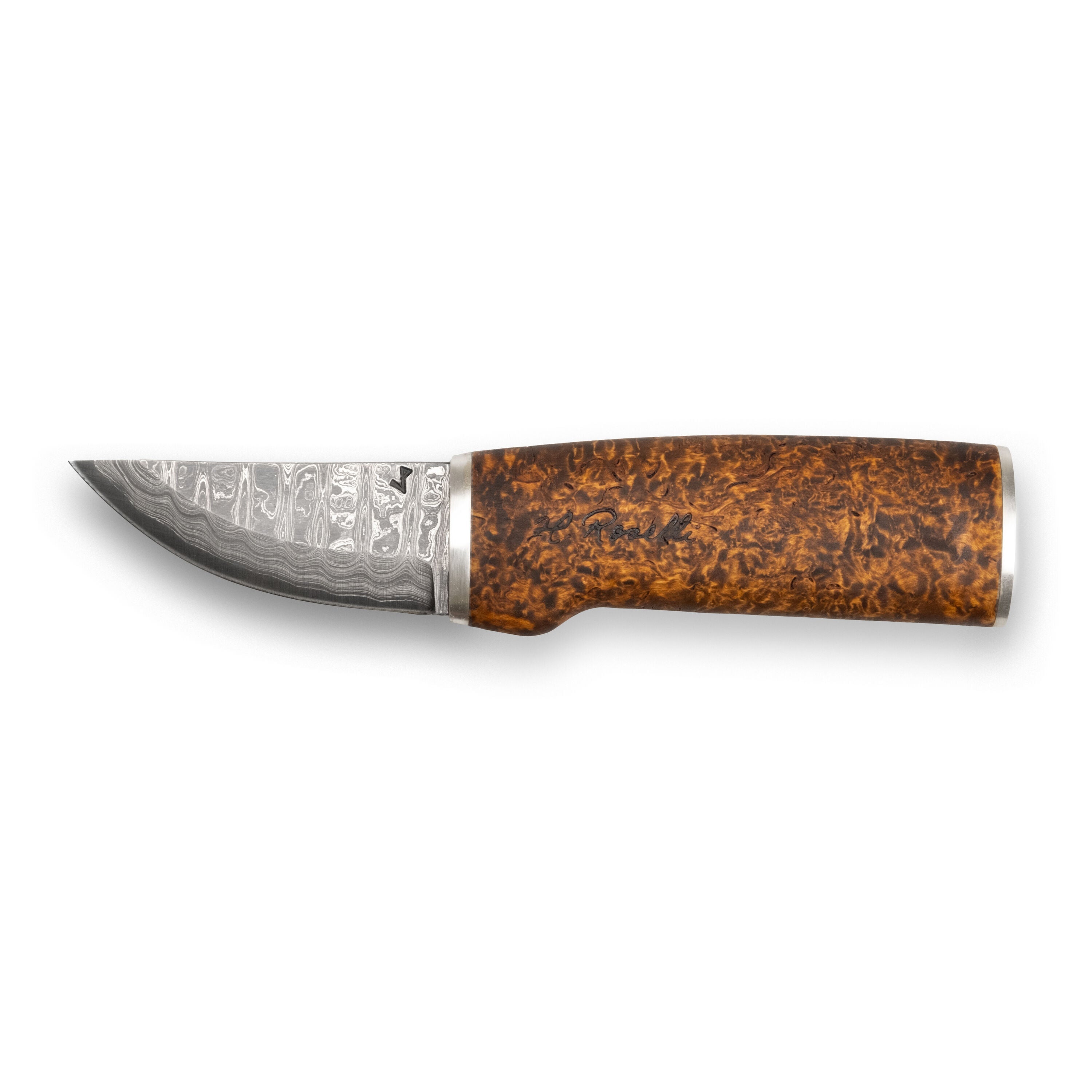 Roselli RD 320P The Grandfather Knife, Damascus - Energize Trek
