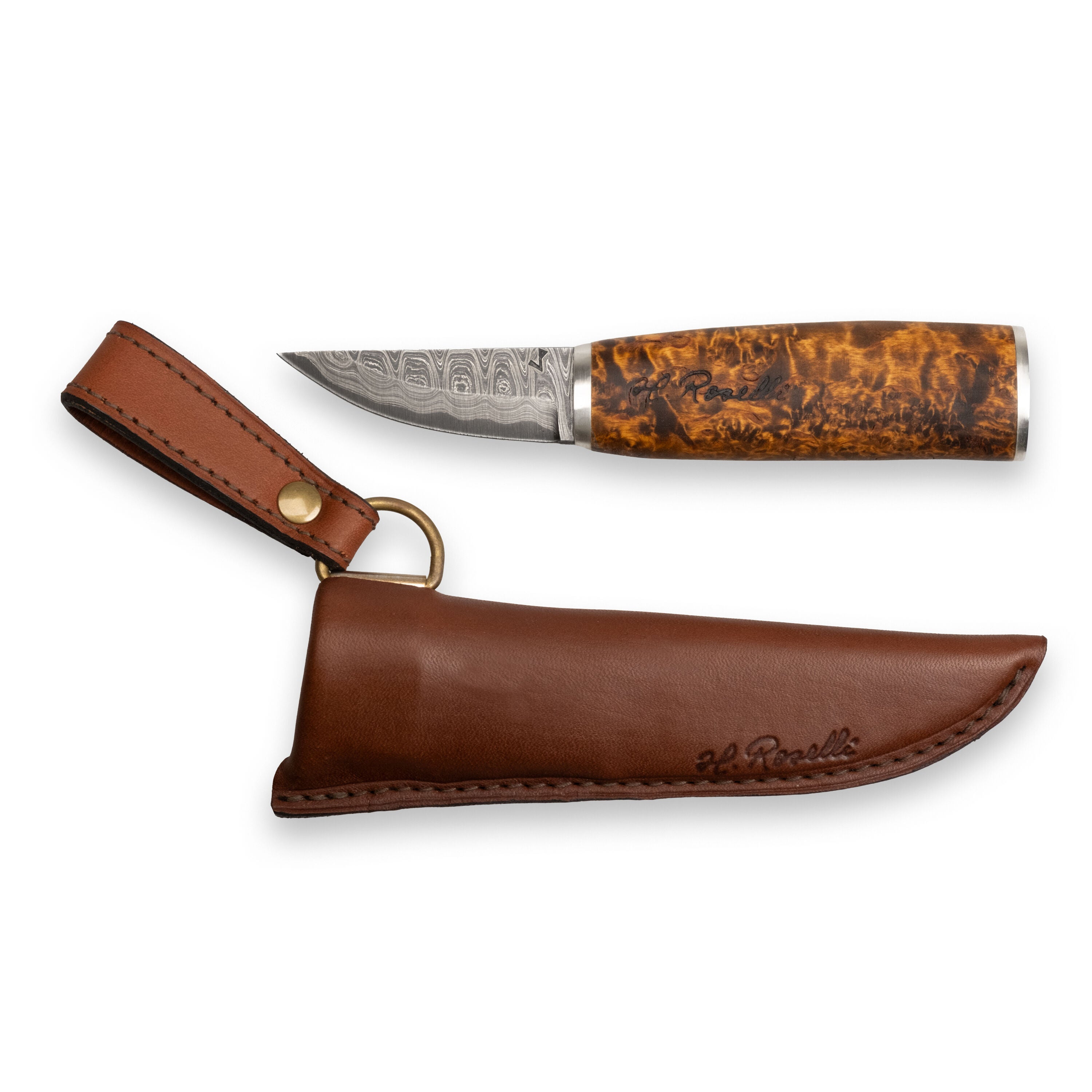 Roselli RD 330P The Grandmother Knife, Damascus - Energize Trek