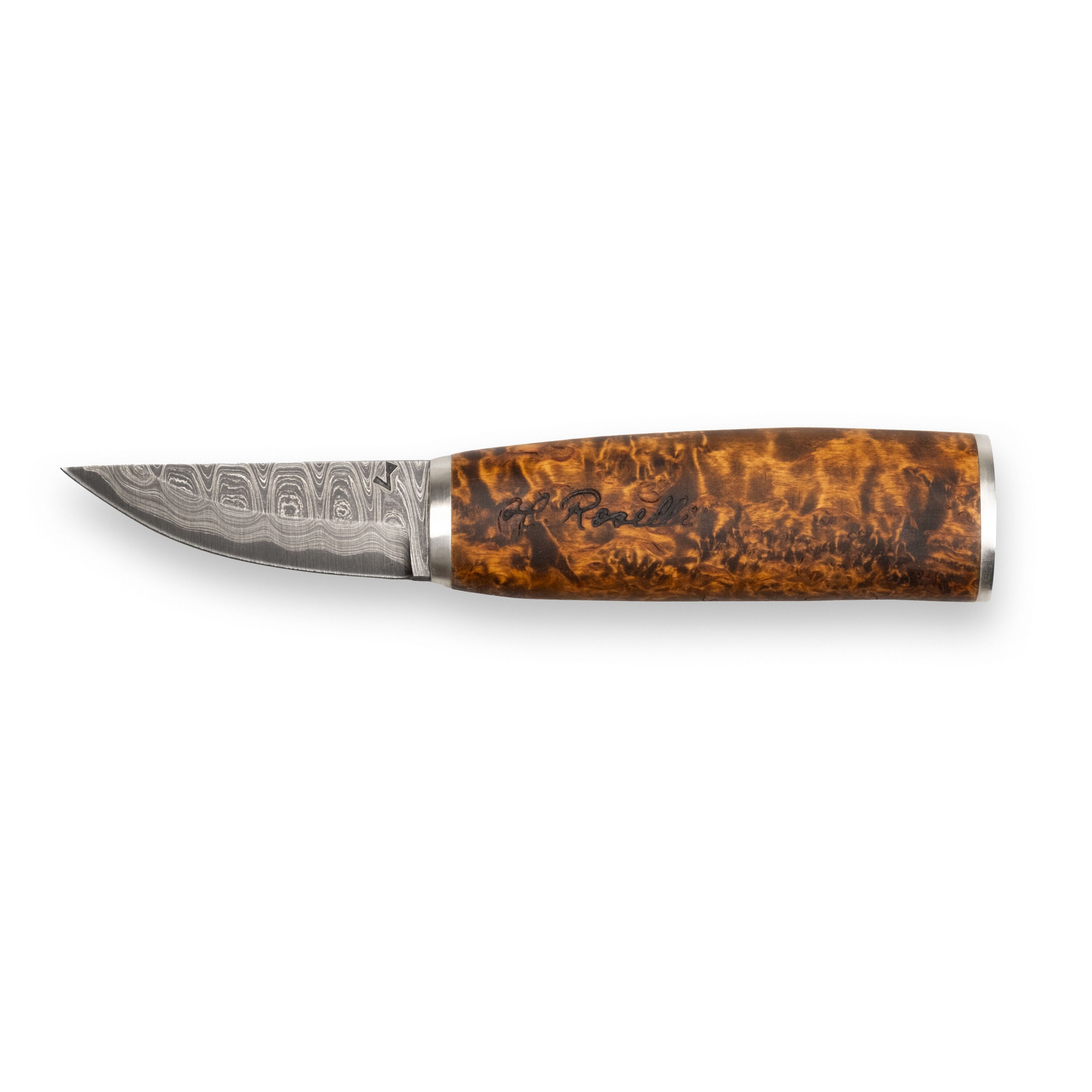 Roselli RD 330P The Grandmother Knife, Damascus - Energize Trek