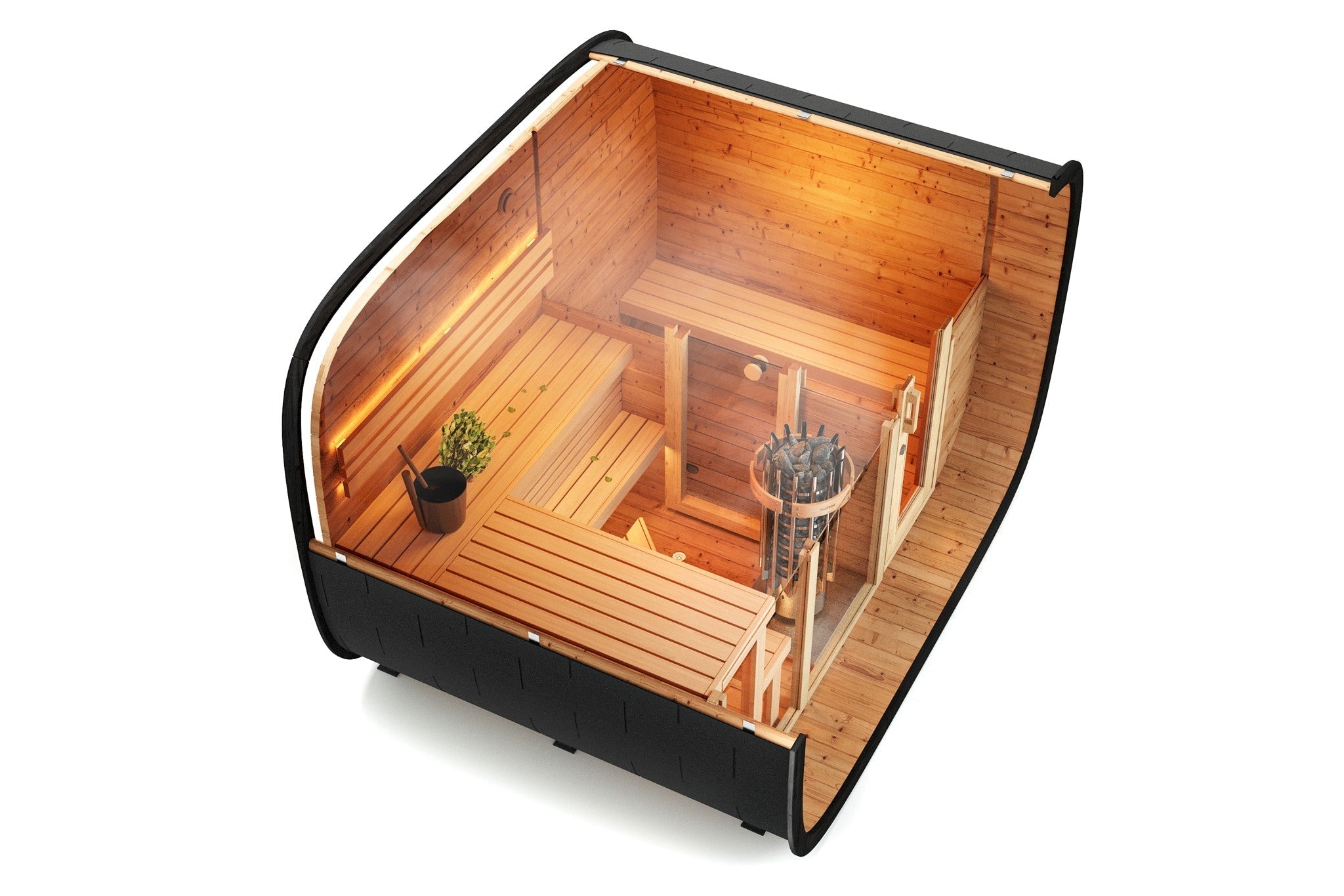 SAUNA EVOLUTION® Elegant Serenity Sauna 5 - Energize Trek
