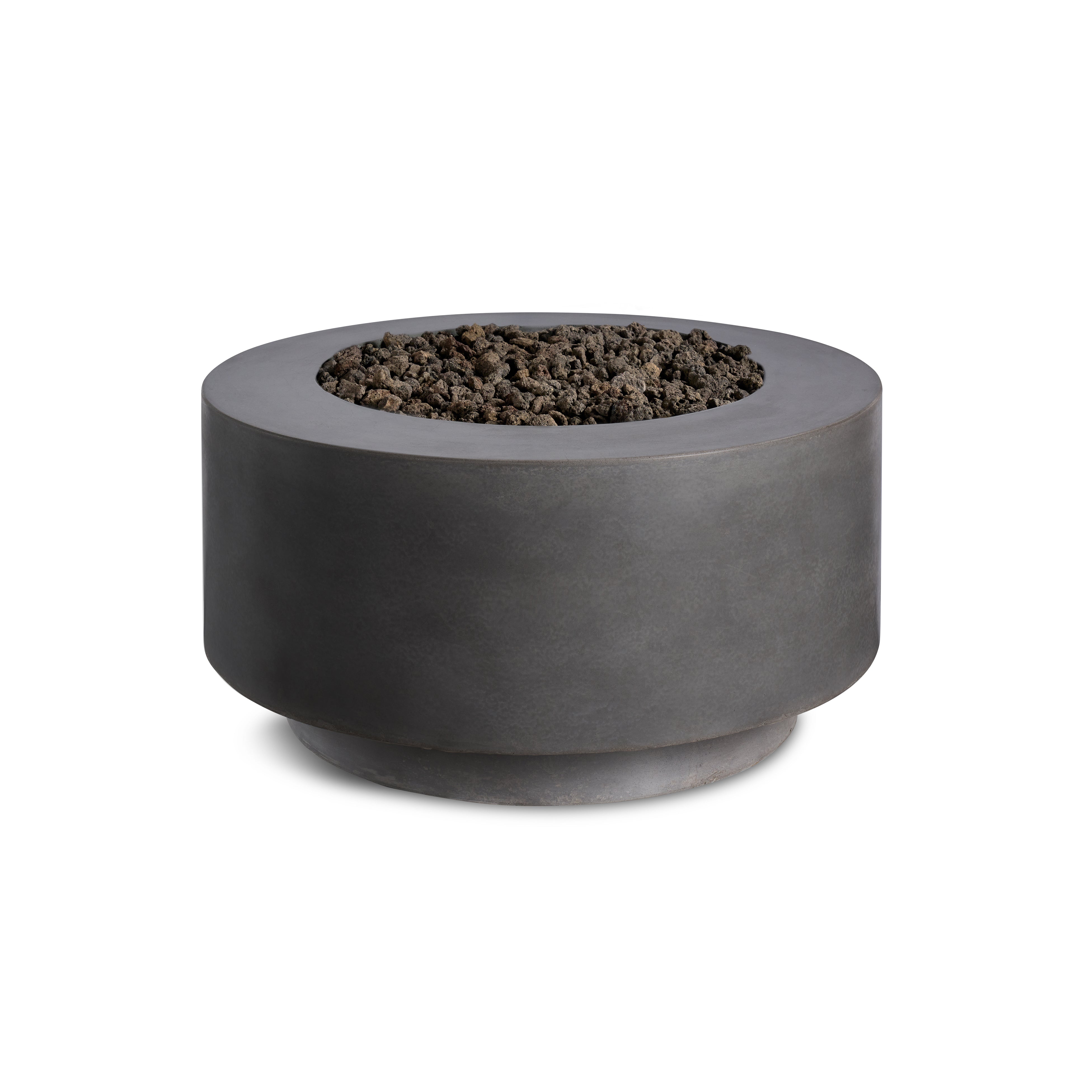 Rund | Cylindrical Concrete Fire Bowl - Energize Trek