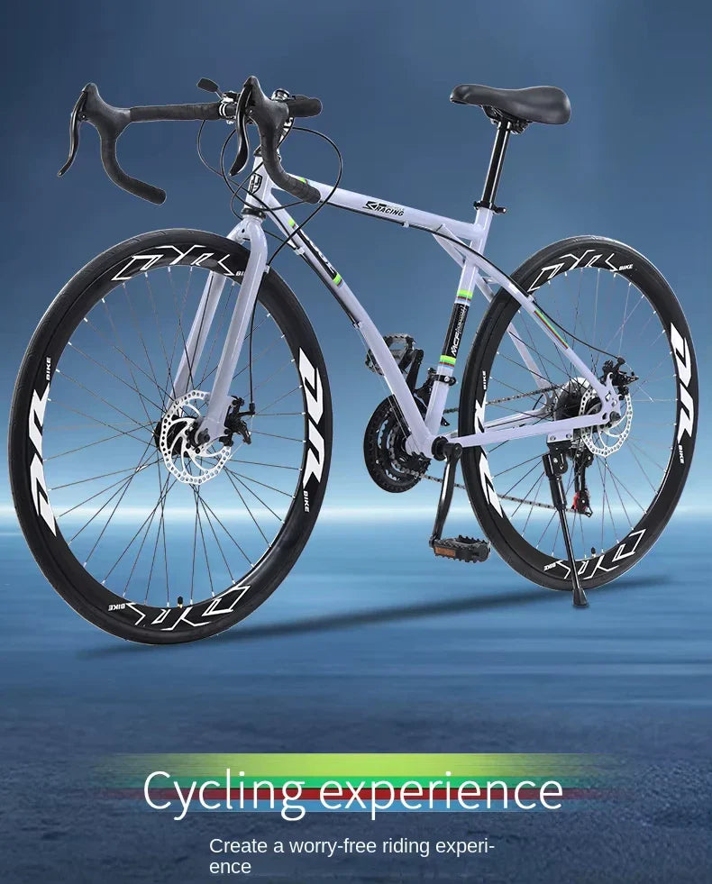 2025 New Road Bike 7/24 Speed Corner Handle Road Racing Bicycle Dual Disc Brake Lightweight Outdoor bicicleta Adult Teenagers - Energize Trek