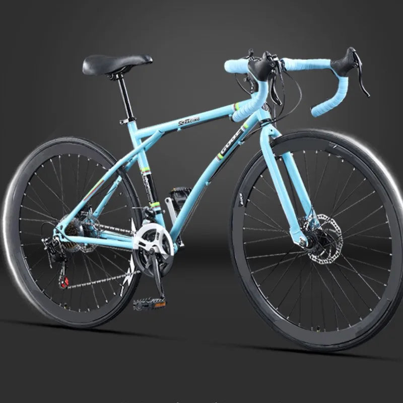 2025 New Road Bike 7/24 Speed Corner Handle Road Racing Bicycle Dual Disc Brake Lightweight Outdoor bicicleta Adult Teenagers - Energize Trek