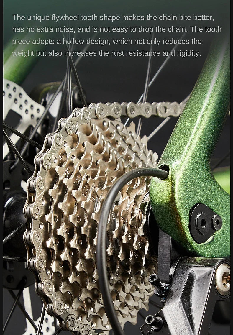 2025 New Ultra-Light Carbon Fiber Road Bike Fast Racing Bicycle with Hydraulic Disc Brakes 16/24-Speed Gear Shift Drop Handlebar - Energize Trek