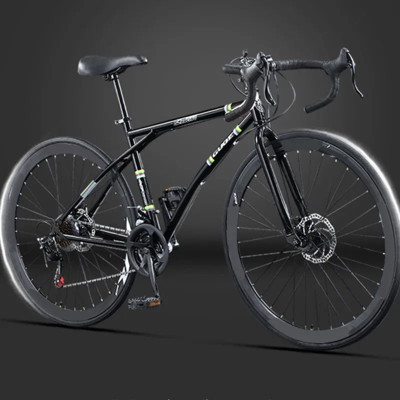 2025 New Road Bike 7/24 Speed Corner Handle Road Racing Bicycle Dual Disc Brake Lightweight Outdoor bicicleta Adult Teenagers - Energize Trek