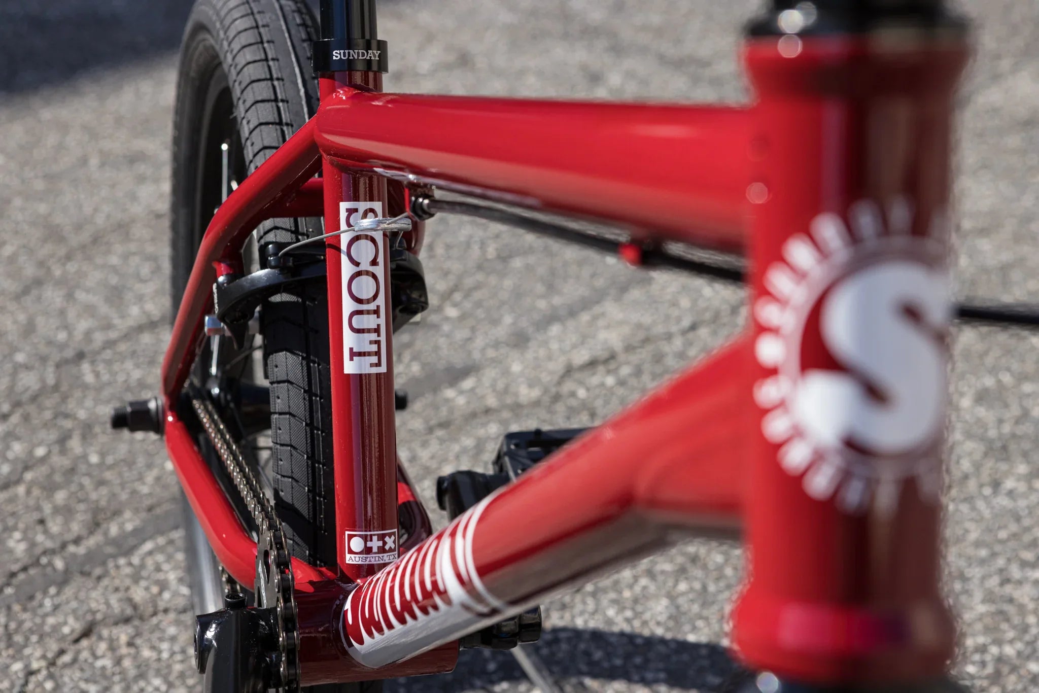Sunday Scout 21″ Complete BMX Bike - Gloss Maroon - Energize Trek