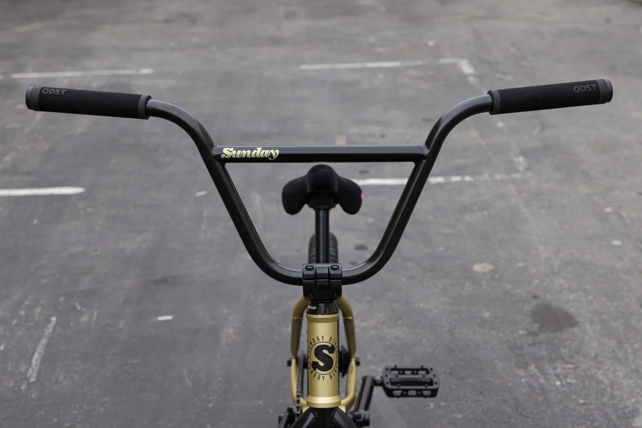 Sunday 2025 Forecaster (FC) Broc Raiford Signature 21″ Complete BMX Bike - Matte Metallic Gold (LHD) - Energize Trek