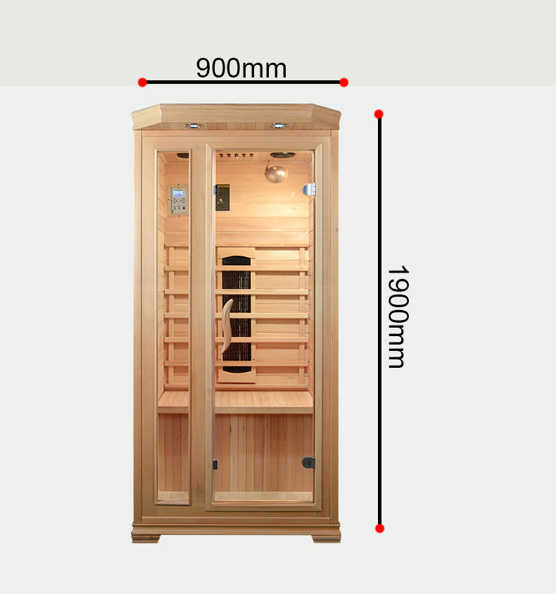 SAUNA EVOLUTION® Indoor Wooden Dry Cabin Customized Sauna Room Far Infrared 04 - Energize Trek