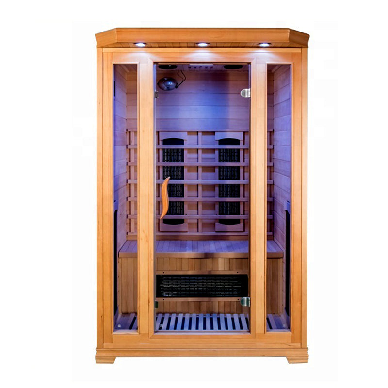 SAUNA EVOLUTION® Indoor Wooden Dry Cabin Customized Sauna Room Far Infrared 04 - Energize Trek