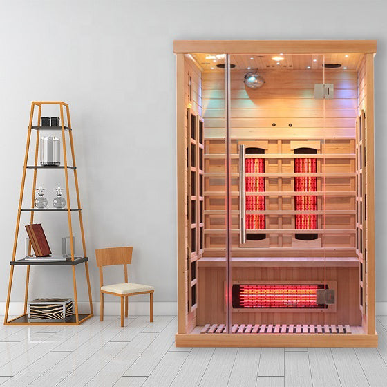 SAUNA EVOLUTION® Full Spectrum Indoor Solid Wood Sauna Far Infrared 11 - Energize Trek